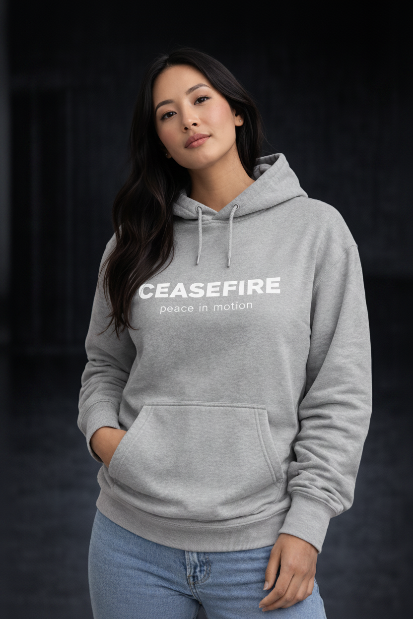 CEASEFIRE Gray Hoodie